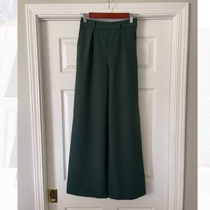 straight legged slacks